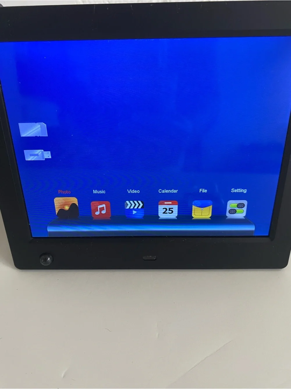 Black Digital Photo Picture Frame Tablet 8